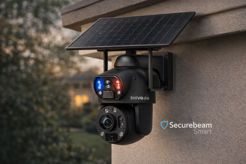 4K Solar Security Camera – Dual Lens & Smart Tracking