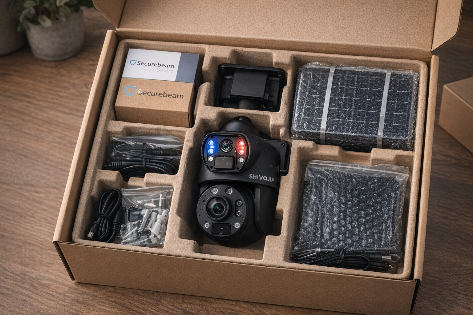 4K Solar Security Camera – Dual Lens & Smart Tracking