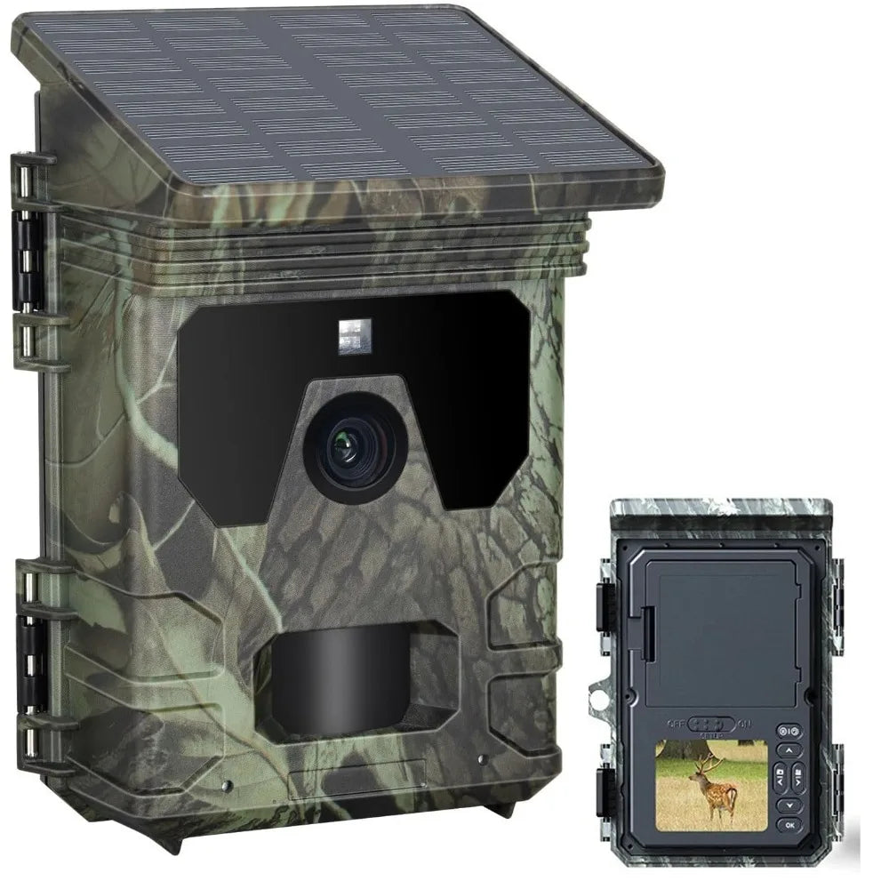 4K Solar Wildlife Camera – Night Vision & Motion Detection